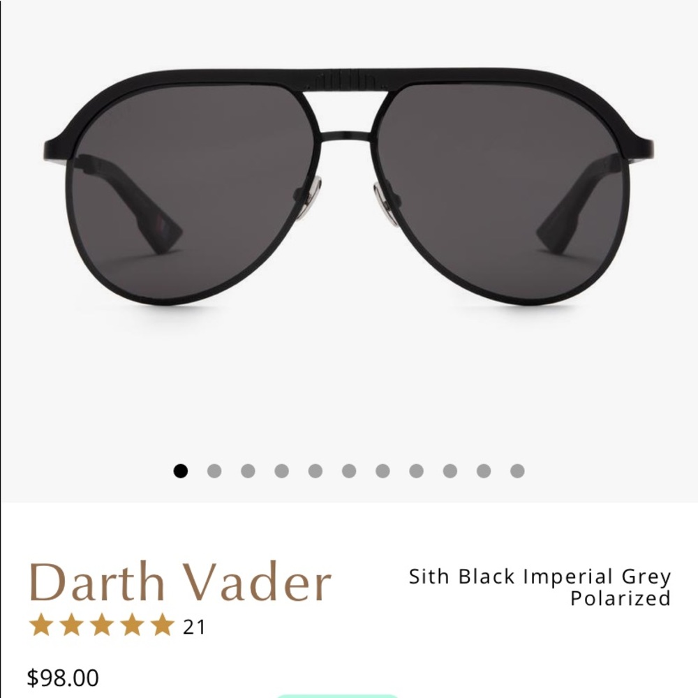 Diff Eyewear Darth Vader Sunglasses